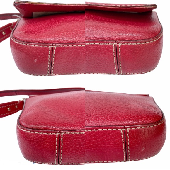 Kate Spade Vintage Bag in Deep Red Pebble Leather - Picture 7 of 16